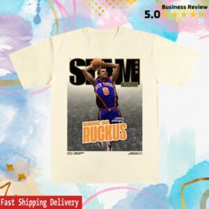 Slamgoods Store Merch Slam Hardwood Classics Cover Tee - Latrell Sprewell (Knicks Icons)
