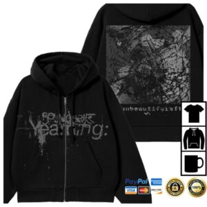 Sumerian Records Store Merch Boundaries - 'Yearning' Zip-Up Hoodie