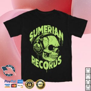 Sumerian Records Store Merch Sumerian Records - Skull Headphones Tee