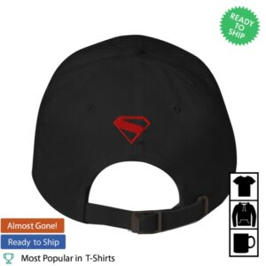 Superman Homepage Store Merch Supergirl (2026 Movie) Embroidered Dad Hat Kryptonian S-Shield