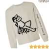 Svacampusstore Merch Pablo Delcan's Prompt Brush Tired Art Student Long Sleeve T-Shirt
