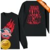 Tbnr Store Merch Neon Flame Long Sleeve Tee - Black