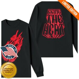 Tbnr Store Merch Neon Flame Long Sleeve Tee - Black