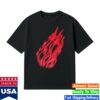 Tbnr Store Merch Neon Flame Tee - Black