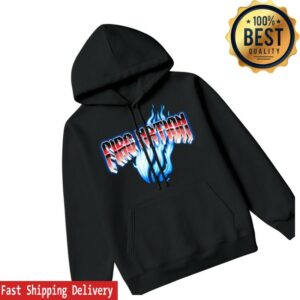 Tbnr Store Merch Nitro Flame Hoodie - Black