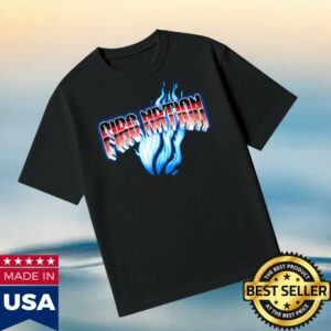 Tbnr Store Merch Nitro Flame Tee- Black