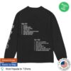 The Beatles Store Merch Revolver Tracklist Longsleeve