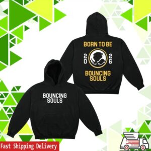 The Bouncing Souls Store Merch Born To Be - Black Hoodie