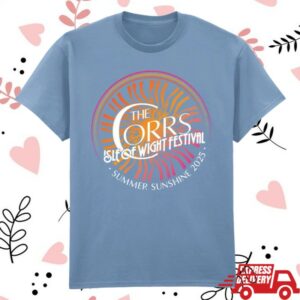 The Corrs Shop Store The Corrs 2025 Isle Of Wight Blue T-Shirt