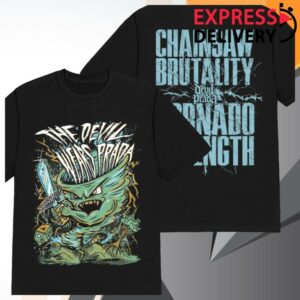 The Devil Wears Prada Store Merch Chainsaw Brutality Tornado T-Shirt