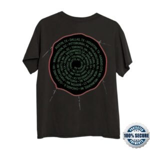 The Last Dinner Party Store Merch Black Tour T-Shirt