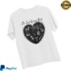 The Last Dinner Party Store Merch Off White Heart T-Shirt