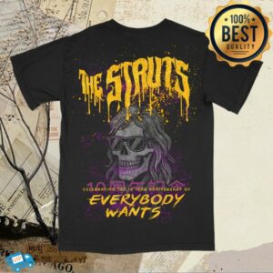 The Struts Store Merch 10 Years Of Everybody Wants Tee