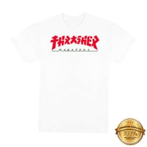 Thrasher Magazine Store Merch Godzilla T-Shirt - White