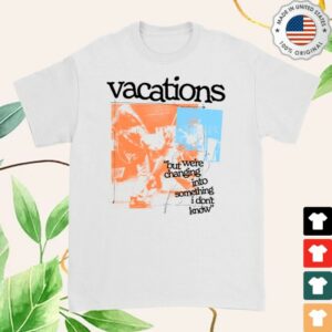Vacations Band Store Merch No Place Like Home Photo T-Shirt (White)