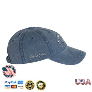 Yung Kai Store Merch Embroidered Flower Hat