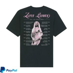 Zara Larsson Store Merch Zara Larsson Uk & Eu 2024 Tour T-Shirt