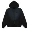 8Thwndr Store Merch Athletics Zip Up Potassium Black