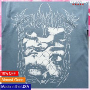 8Thwndr Store Merch Frame Tee Aqua Blue