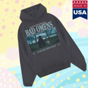 Bad Omens Store Merch Empty Space Hoodie - Gray