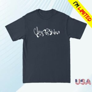 Clay Birds Merch Store Logo Tee Navy