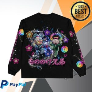 Complex Store Merch Mnnk Bro. (Takashi Murakami X Jp The Wavy) Long Sleeve T-Shirt