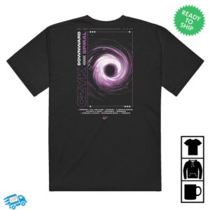Czyk Store Merch Downward Spiral F-B Shirt