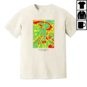David Byrne Store Merch Heat Map Tee