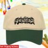 Distroville Store Merch Fomies - Beige Green Embroidered Cap