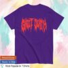 Force Majeure Store Merch Greet Death Metal Logo Purple Shirt