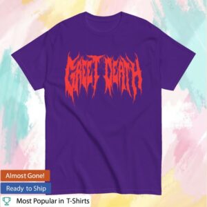 Force Majeure Store Merch Greet Death Metal Logo Purple Shirt