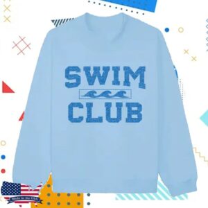 Freshprints Store Merch Swim Club Waves Graphic Pr Sweater