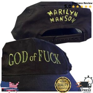 Heaven's Basement Store Merch God Of Fuck Marilyn Manson Hat