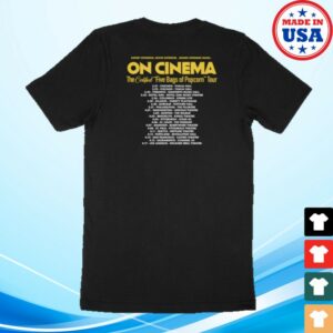 On Cinema Store Merch 2026 Popcorn Tour Shirt
