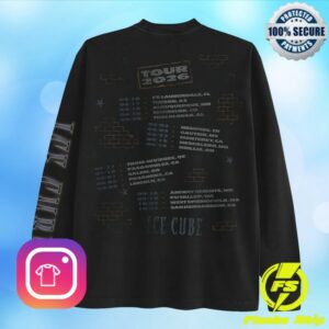 Ice Cube Merch Store 2026 Logo Long Sleeve Tour Shirt