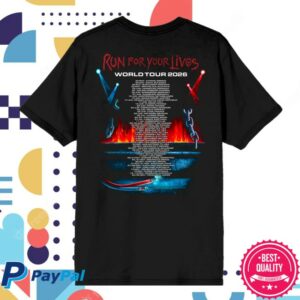 Iron Maiden Store Merch 3D 2026 Tour Tee