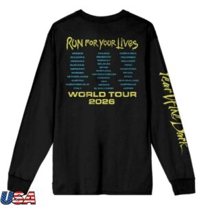 Iron Maiden Store Merch Fear Of The Dark 2026 Tour Longsleeve Tee