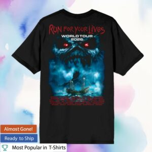 Iron Maiden Store Merch Powerslave Mariner 2026 Tour Tee