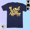 James Store Merch Love Is The Answer Shirt Navy