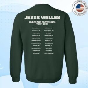 Jesse Welles Store Merch Wolves 2026 Tour Crewneck