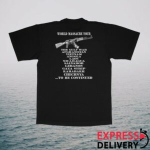 Justified Arrogance Merch Store World Massacre Tour Shirt