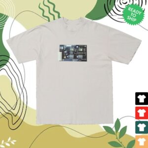 Lqqk Store Merch Circuit Board Tee Grey