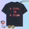 Motivation Store Merch Pleasures Girl Is A Gun Shirt Black
