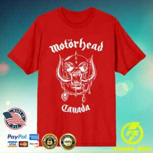 Motorhead Store Merch World Cup Canada Tee