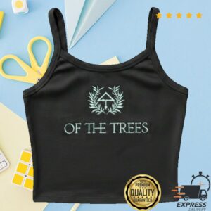Of The Trees Store Merch Black Spaghetti Tank