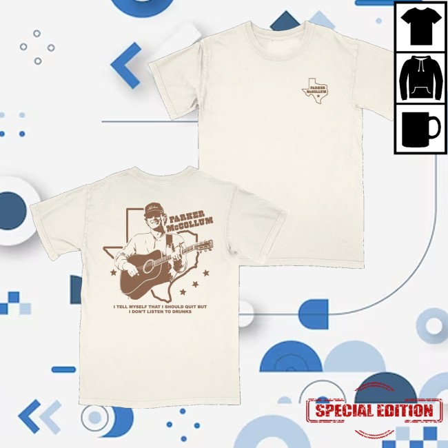 Parker Mccollum Store Merch Cream Listen To Drunks Tee