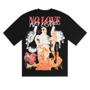 Reason Store Merch Heartless No Love Short Sleeve Shirt Black