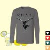 Seal Store Merch Grey Silhouette Long Sleeve Tee