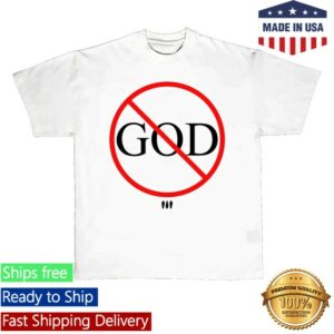 Show Me The Body Store Merch No God Shirt White