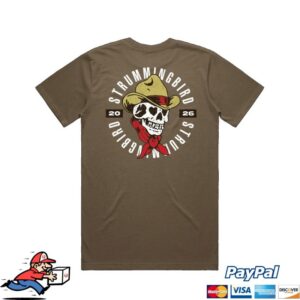 Strummingbird Store Merch Skull Cowboy Tee